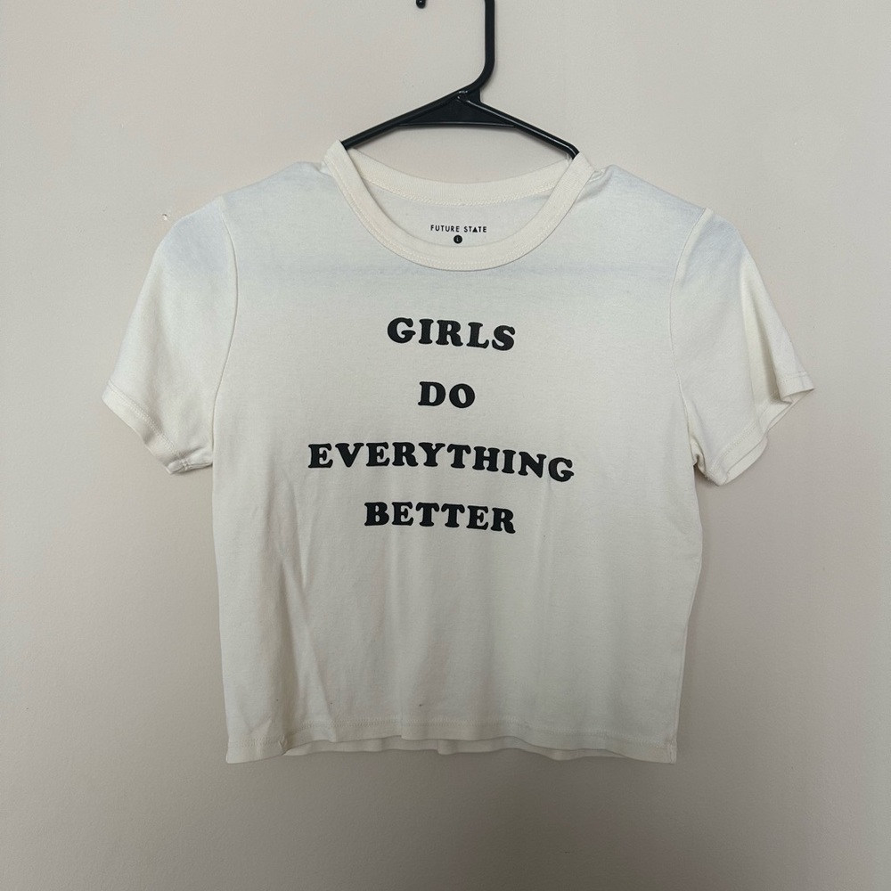 UO girls do everything better baby tee